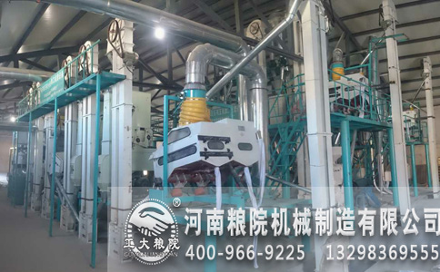 山西大米加工机械安装案例